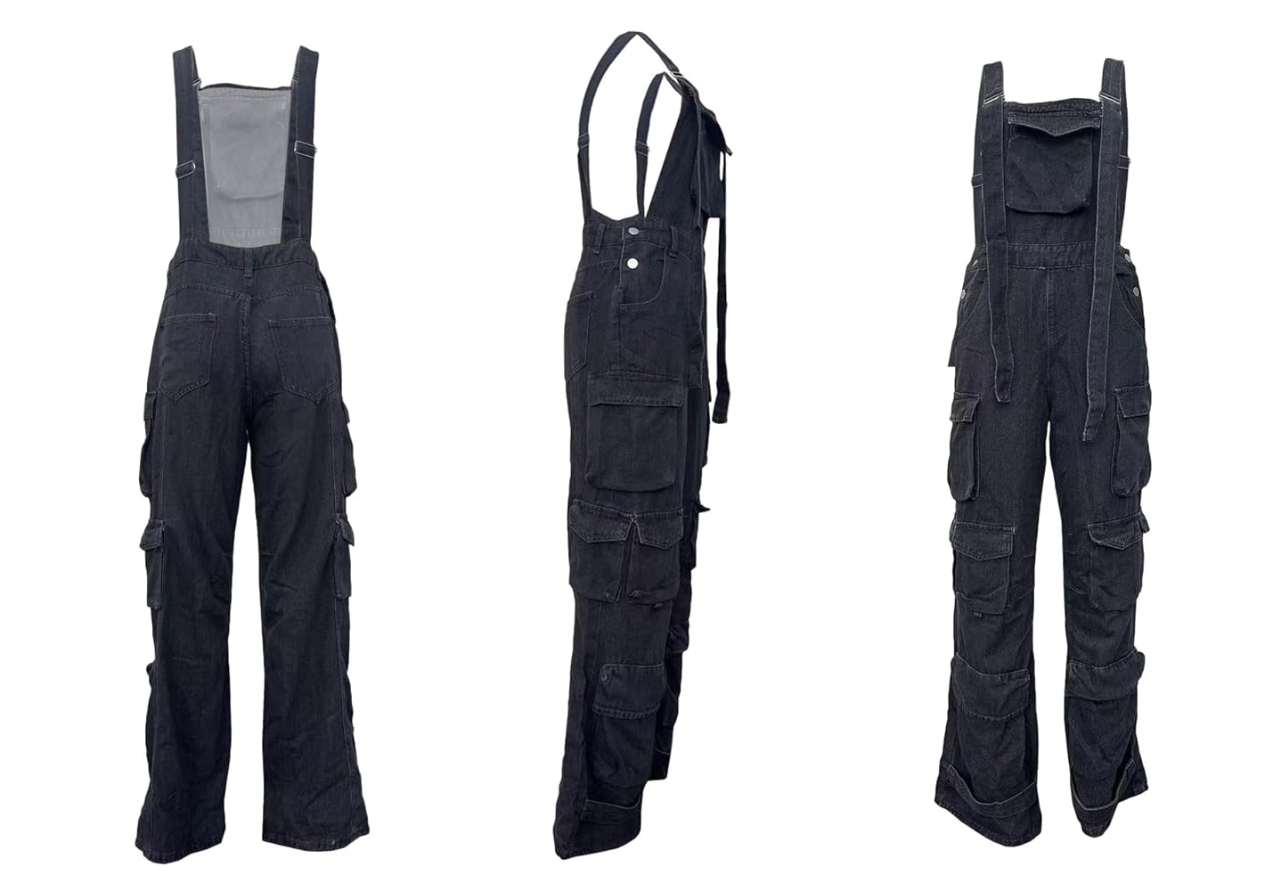 Amazon.com: LETSVDO Denim Jumpsuit For Women Cargo